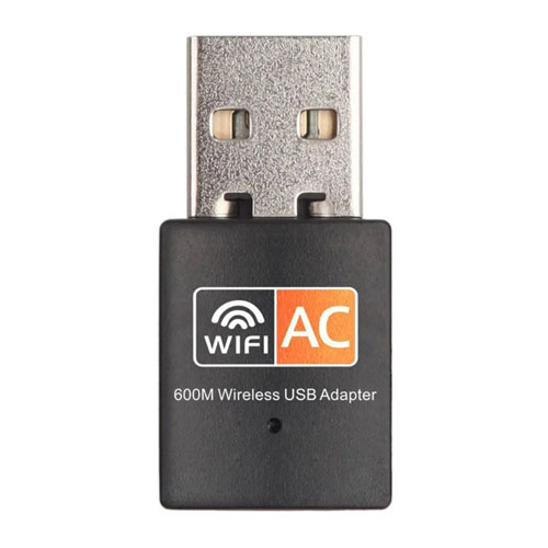WiFi Dongle: Chip RTL8811 600Mpbs 2.4G+5.8GHz USB 